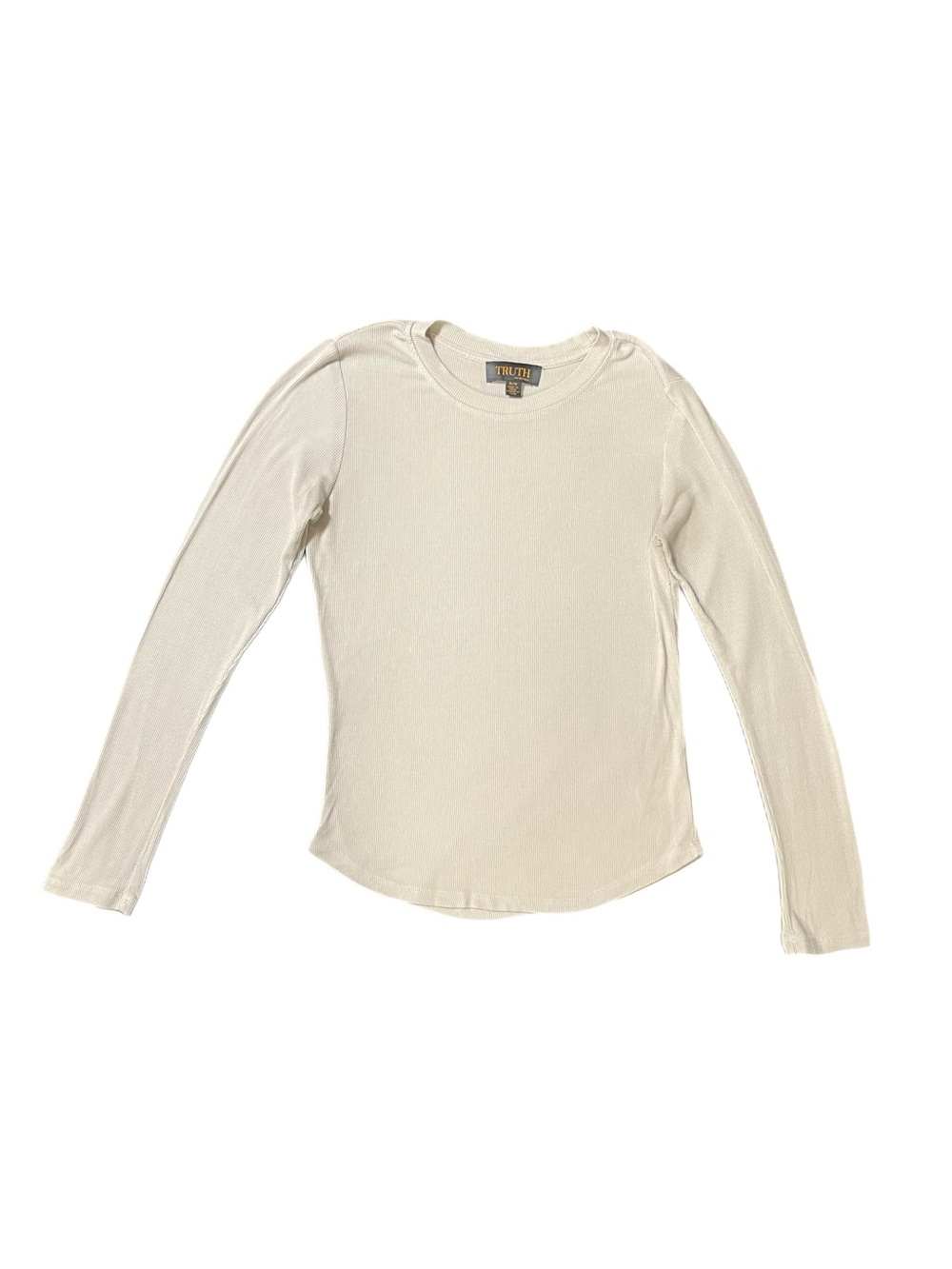 Truth By Republic Ribbed Super-Soft Long Sleeve Shirt
